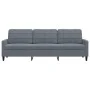 Sofá de 3 plazas terciopelo gris oscuro 210 cm de , Sofás - Ref: Foro24-4007645, Precio: 271,52 €, Descuento: %