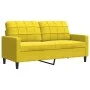 Sofá de 2 plazas terciopelo amarillo 140 cm de , Sofás - Ref: Foro24-4007630, Precio: 240,87 €, Descuento: %