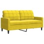 Sofá de 2 plazas terciopelo amarillo 140 cm de , Sofás - Ref: Foro24-4007630, Precio: 245,56 €, Descuento: %