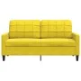 Sofá de 2 plazas terciopelo amarillo 140 cm de , Sofás - Ref: Foro24-4007630, Precio: 240,87 €, Descuento: %