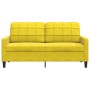 Sofá de 2 plazas terciopelo amarillo 140 cm de , Sofás - Ref: Foro24-4007630, Precio: 245,56 €, Descuento: %