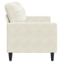 Sofá de 2 plazas terciopelo color crema 140 cm de , Sofás - Ref: Foro24-4007632, Precio: 248,11 €, Descuento: %