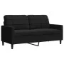 Juego de sofás con cojines 2 piezas terciopelo negro de , Sofás - Ref: Foro24-3278476, Precio: 480,79 €, Descuento: %