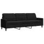 Juego de sofás con cojines 2 piezas terciopelo negro de , Sofás - Ref: Foro24-3278476, Precio: 480,79 €, Descuento: %