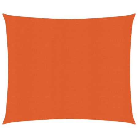 Toldo de vela HDPE naranja 160 g/m² 3,6x3,6 m de vidaXL, Sombrillas - Ref: Foro24-311660, Precio: 43,08 €, Descuento: %
