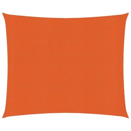 Toldo de vela HDPE naranja 160 g/m² 3,6x3,6 m de vidaXL, Sombrillas - Ref: Foro24-311660, Precio: 42,22 €, Descuento: %