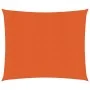 Toldo de vela HDPE naranja 160 g/m² 3,6x3,6 m de vidaXL, Sombrillas - Ref: Foro24-311660, Precio: 42,22 €, Descuento: %
