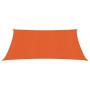 Toldo de vela HDPE naranja 160 g/m² 3,6x3,6 m de vidaXL, Sombrillas - Ref: Foro24-311660, Precio: 43,08 €, Descuento: %