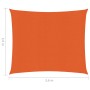 Toldo de vela HDPE naranja 160 g/m² 3,6x3,6 m de vidaXL, Sombrillas - Ref: Foro24-311660, Precio: 43,08 €, Descuento: %