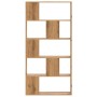Librería de 5 niveles madera roble artesanal 80,5x23,5x162,5 cm de , Librerías y estanterías - Ref: Foro24-852779, Precio: 81...