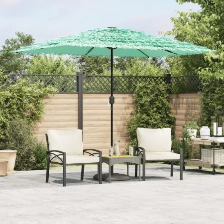 Sombrilla de jardín con poste de acero verde 300x200x250 cm de , Sombrillas - Ref: Foro24-4005095, Precio: 103,46 €, Descuent...