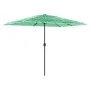 Sombrilla de jardín con poste de acero verde 300x200x250 cm de , Sombrillas - Ref: Foro24-4005095, Precio: 103,46 €, Descuent...