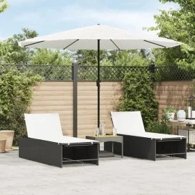 Garden umbrella with white steel pole 324x324x247 cm by , Umbrellas - Ref: Foro24-4005112, Price: 111,40 €, Discount: %