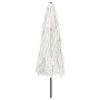 Sombrilla de jardín con poste de acero blanca 324x324x247 cm de , Sombrillas - Ref: Foro24-4005112, Precio: 111,40 €, Descuen...