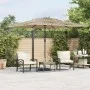 Sombrilla de jardín con LEDs poste acero marrón 290x290x238 cm de , Sombrillas - Ref: Foro24-4005088, Precio: 196,01 €, Descu...