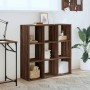 Estantería madera de ingeniería marrón roble 102x32x102 cm de , Librerías y estanterías - Ref: Foro24-852822, Precio: 88,14 €...
