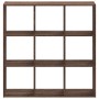 Estantería madera de ingeniería marrón roble 102x32x102 cm de , Librerías y estanterías - Ref: Foro24-852822, Precio: 88,14 €...