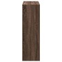 Estantería madera de ingeniería marrón roble 102x32x102 cm de , Librerías y estanterías - Ref: Foro24-852822, Precio: 88,14 €...