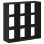Estantería de madera de ingeniería negra 102x32x102 cm de , Librerías y estanterías - Ref: Foro24-852817, Precio: 91,36 €, De...