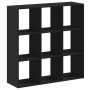 Estantería de madera de ingeniería negra 102x32x102 cm de , Librerías y estanterías - Ref: Foro24-852817, Precio: 92,95 €, De...