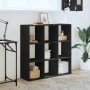 Estantería de madera de ingeniería negra 102x32x102 cm de , Librerías y estanterías - Ref: Foro24-852817, Precio: 91,36 €, De...