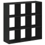Estantería de madera de ingeniería negra 102x32x102 cm de , Librerías y estanterías - Ref: Foro24-852817, Precio: 91,36 €, De...