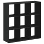 Estantería de madera de ingeniería negra 102x32x102 cm de , Librerías y estanterías - Ref: Foro24-852817, Precio: 92,95 €, De...