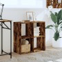 Estantería de madera ingeniería roble ahumado 68,5x32x68,5 cm de , Librerías y estanterías - Ref: Foro24-852829, Precio: 45,8...