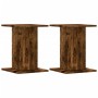 Soportes altavoces 2 uds madera roble ahumado 30x30x40 cm de , Soportes para altavoces - Ref: Foro24-852649, Precio: 50,66 €,...
