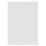 Engineered wood white corner chest of drawers 40x41x58 cm by , Drawers - Ref: Foro24-852834, Price: 70,58 €, Discount: %