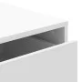 Engineered wood white corner chest of drawers 40x41x58 cm by , Drawers - Ref: Foro24-852834, Price: 70,58 €, Discount: %