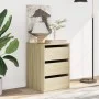 Corner chest of drawers in Sonoma oak engineered wood, 40x41x58 cm. by , Drawers - Ref: Foro24-852836, Price: 67,43 €, Discou...