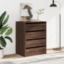 Cajonera de esquina madera ingeniería marrón roble 60x41x76 cm de , Cajoneras - Ref: Foro24-852876, Precio: 114,77 €, Descuen...