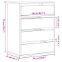 Cajonera de esquina madera ingeniería marrón roble 60x41x76 cm de , Cajoneras - Ref: Foro24-852876, Precio: 114,77 €, Descuen...