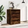 Cajonera de esquina madera ingeniería roble ahumado 60x41x76 cm de , Cajoneras - Ref: Foro24-852874, Precio: 109,37 €, Descue...
