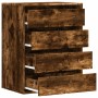 Cajonera de esquina madera ingeniería roble ahumado 60x41x76 cm de , Cajoneras - Ref: Foro24-852874, Precio: 111,45 €, Descue...