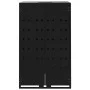 Cobertizo de 5 contenedores de basura acero negro 345x79x117 cm de , Soportes para contenedores de residuos - Ref: Foro24-327...