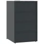 Cobertizo para 2 cubos de basura acero antracita 138x79x117 cm de , Soportes para contenedores de residuos - Ref: Foro24-3279...