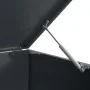 Cobertizo para 2 cubos de basura acero antracita 138x79x117 cm de , Soportes para contenedores de residuos - Ref: Foro24-3279...