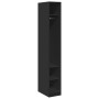 Armario de madera de ingeniería negro 30x50x200 cm de , Armarios roperos - Ref: Foro24-3307685, Precio: 121,38 €, Descuento: %