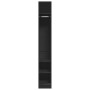 Armario de madera de ingeniería negro 30x50x200 cm de , Armarios roperos - Ref: Foro24-3307685, Precio: 121,38 €, Descuento: %