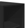 Armario de madera de ingeniería negro 30x50x200 cm de , Armarios roperos - Ref: Foro24-3307685, Precio: 121,38 €, Descuento: %