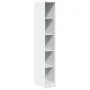 Armario de madera de ingeniería blanco 30x50x200 cm de , Armarios roperos - Ref: Foro24-3307702, Precio: 178,15 €, Descuento: %