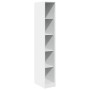 Armario de madera de ingeniería blanco 30x50x200 cm de , Armarios roperos - Ref: Foro24-3307702, Precio: 183,05 €, Descuento: %