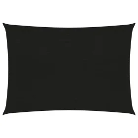 Toldo de vela HDPE negro 160 g/m² 3x4,5 m de vidaXL, Sombrillas - Ref: Foro24-311733, Precio: 42,79 €, Descuento: %