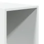 Armario de madera de ingeniería blanco 30x50x200 cm de , Armarios roperos - Ref: Foro24-3307702, Precio: 178,15 €, Descuento: %