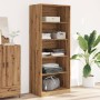 Armario de madera de ingeniería roble artesanal 80x50x200 cm de , Armarios roperos - Ref: Foro24-3307728, Precio: 150,17 €, D...