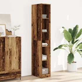 Armario de madera de ingeniería madera envejecida 30x50x200 cm de , Armarios roperos - Ref: Foro24-3307709, Precio: 96,46 €, ...