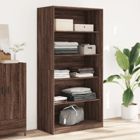 Armario madera contrachapada color roble marrón 100x50x200 cm de , Armarios roperos - Ref: Foro24-3307735, Precio: 195,77 €, ...
