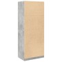 Armario de madera de ingeniería gris hormigón 80x50x200 cm de , Armarios roperos - Ref: Foro24-3307723, Precio: 153,13 €, Des...